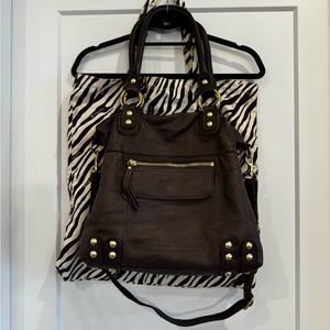 Linea Pelle Leather Bag w/ Dust Cover